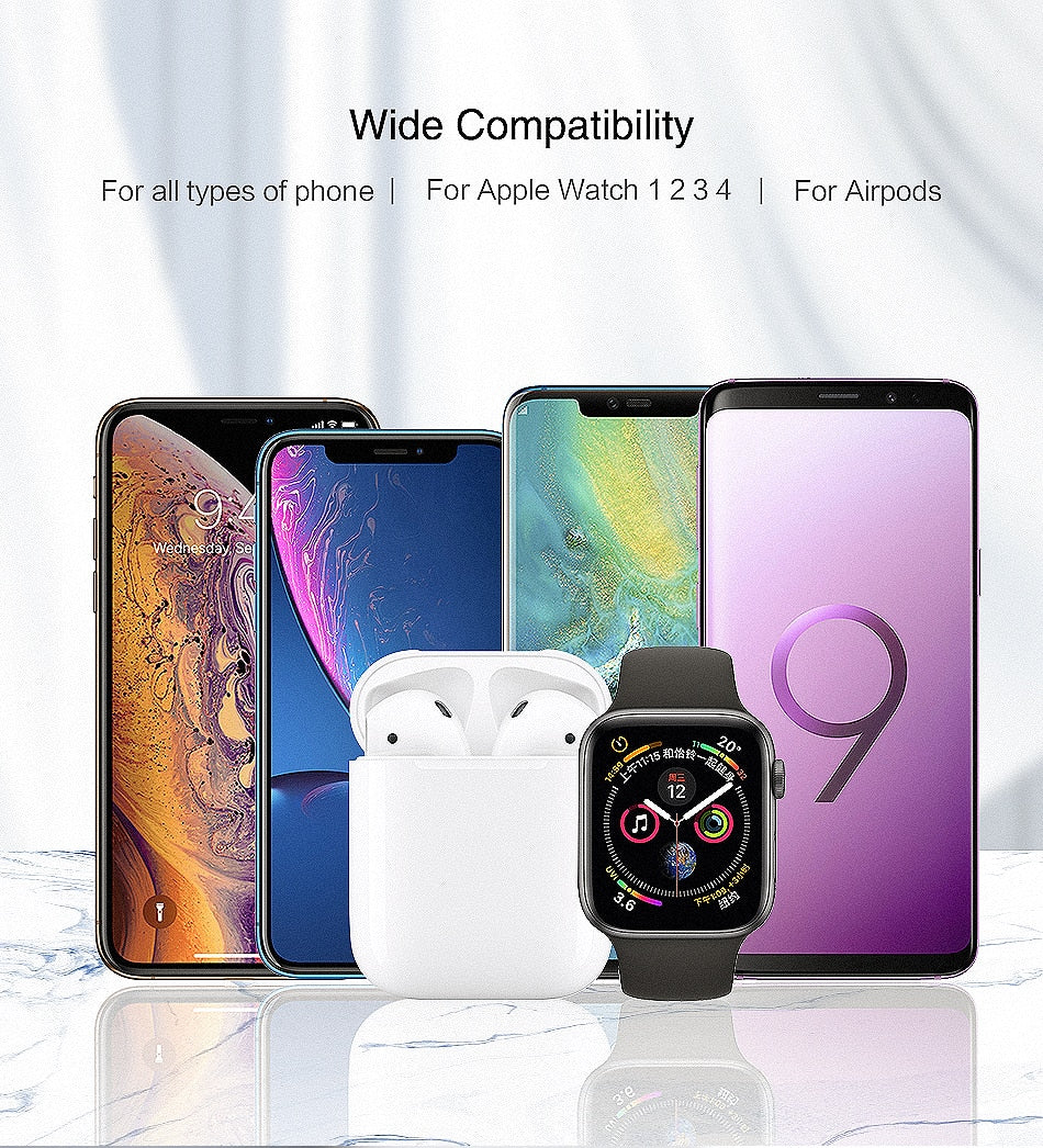 Charger 3 IN 1  Phone, Apple Watch, AirPods